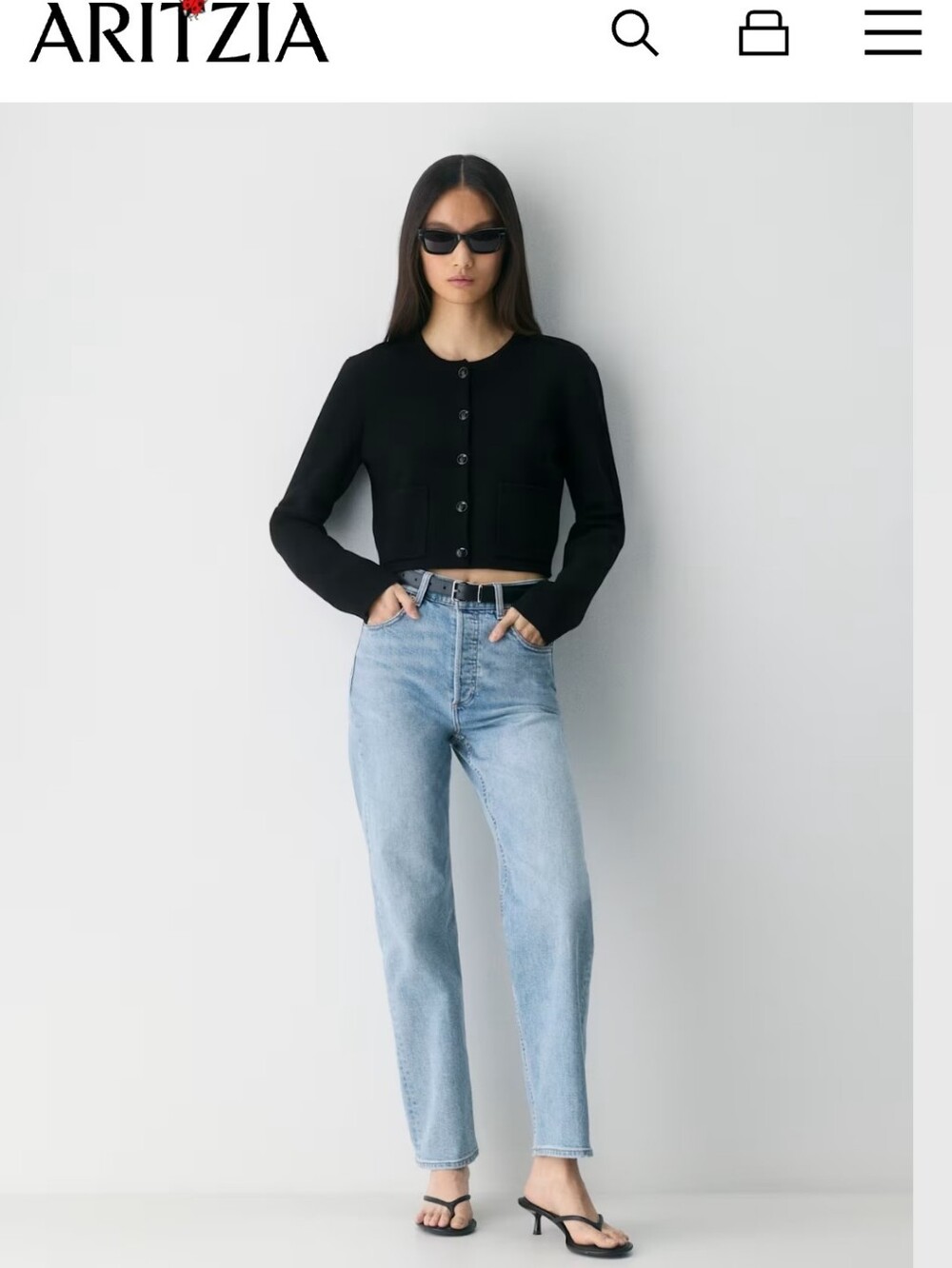 Aritzia Babaton Notable Cardigan Size Small